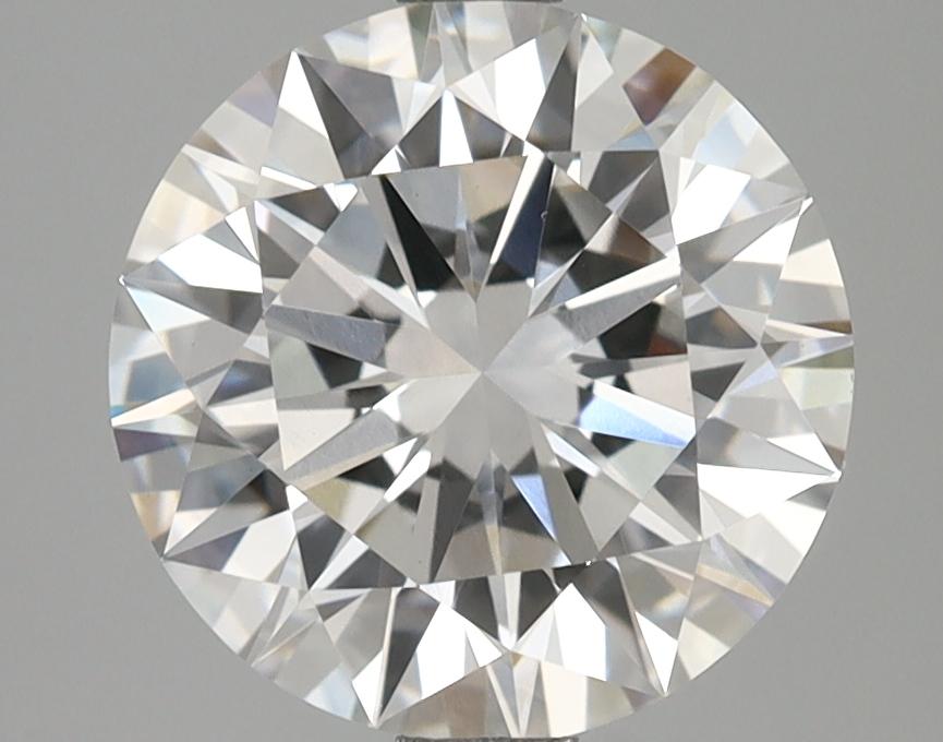 3.03 Carat Round Shaped Ideal Cut VVS2 IGI Certified Lab Grown Diamond