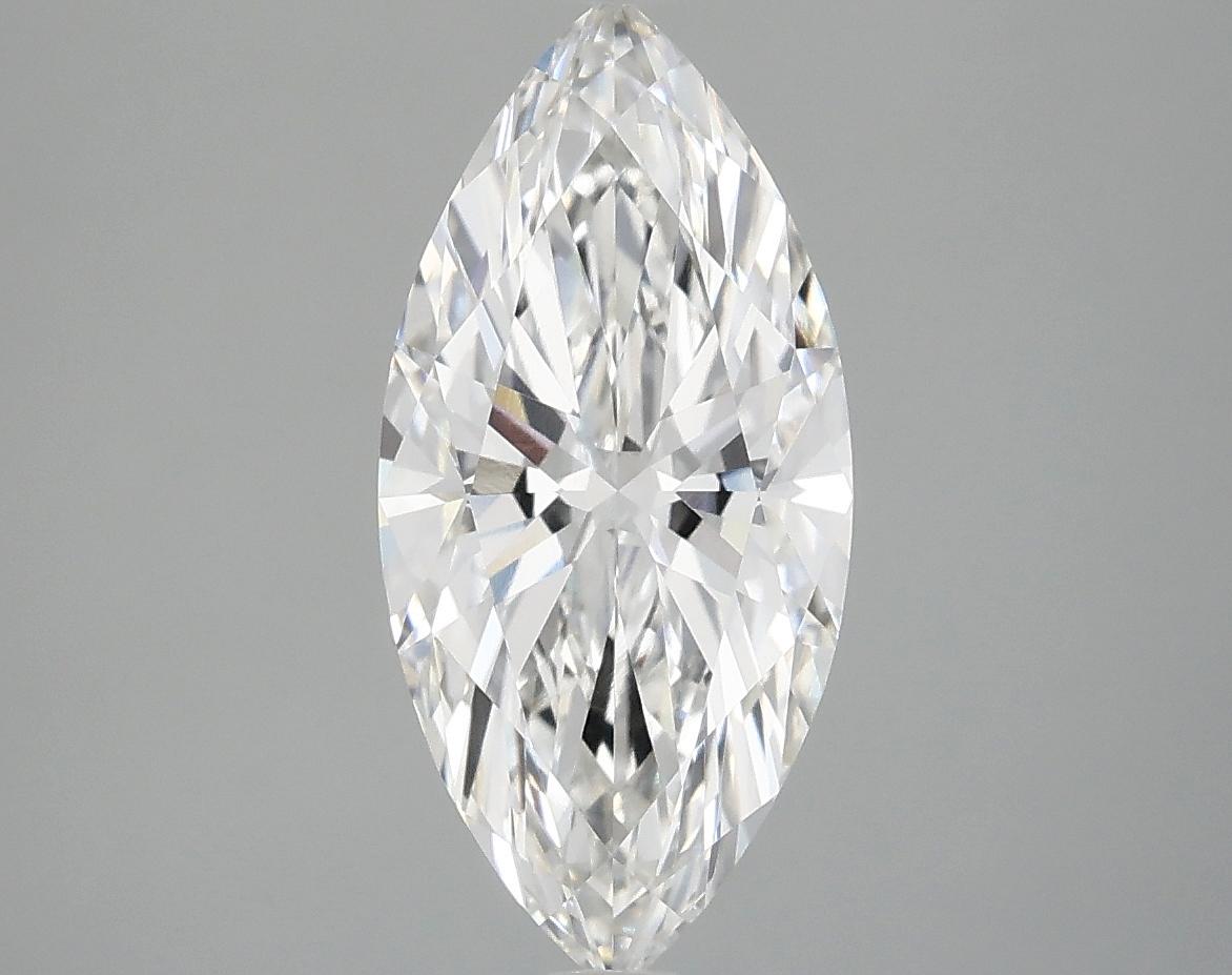 2.03 Carat Marquise Shaped Excellent Cut VVS2 IGI Certified Lab Grown Diamond