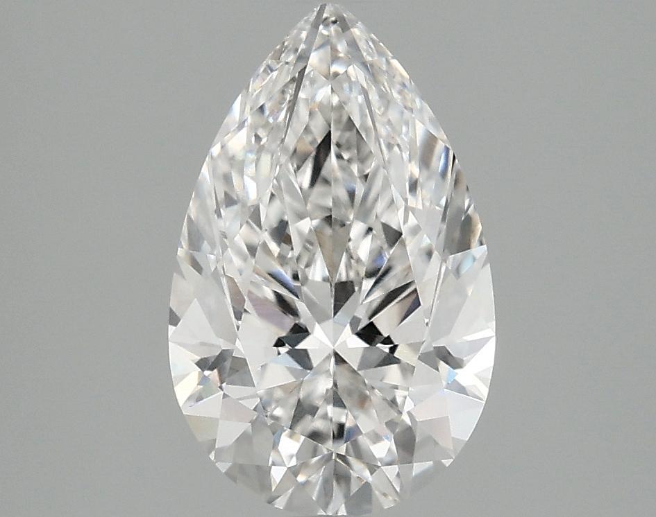 2.06 Carat Pear Shaped Ideal Cut VVS2 IGI Certified Lab Grown Diamond