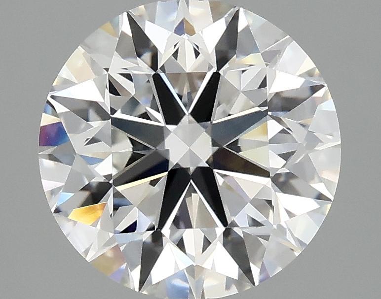 3.07 Carat Round Shaped Excellent Cut VVS2 IGI Certified Lab Grown Diamond