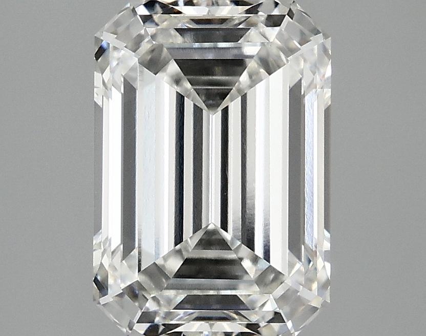 3.09 Carat Emerald Shaped Ideal Cut VVS2 IGI Certified Lab Grown Diamond
