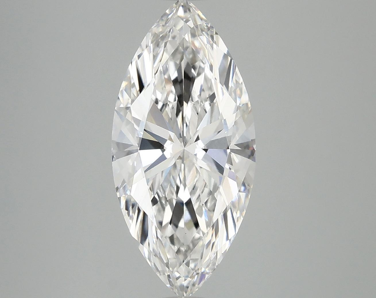 2.98 Carat Marquise Shaped Excellent Cut VS1 IGI Certified Lab Grown Diamond