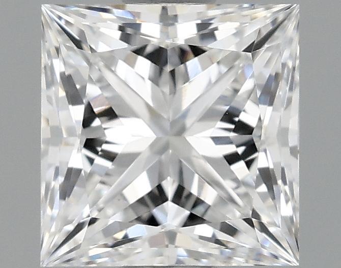 0.98 Carat Princess Shaped Ideal Cut VVS2 IGI Certified Lab Grown Diamond