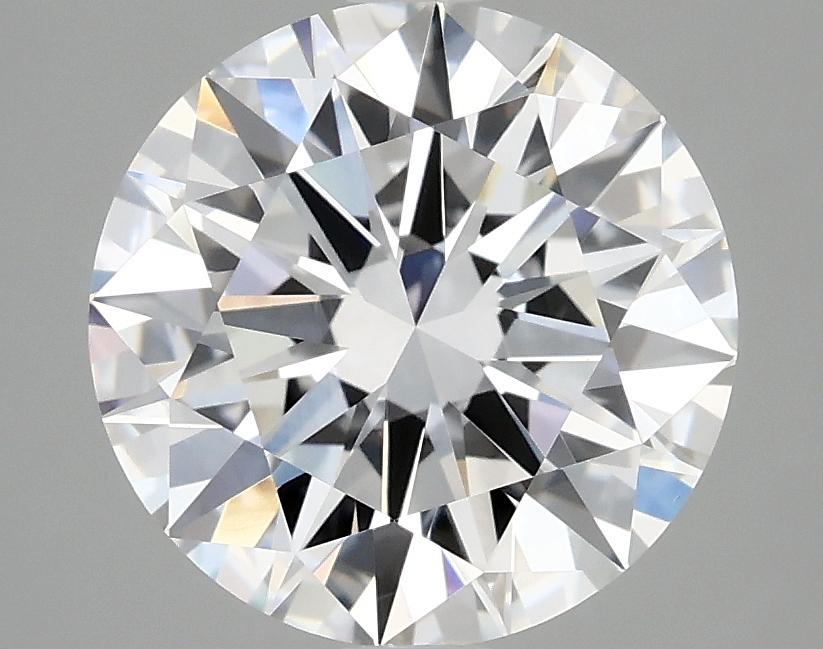 3.08 Carat Round Shaped Excellent Cut VVS2 IGI Certified Lab Grown Diamond