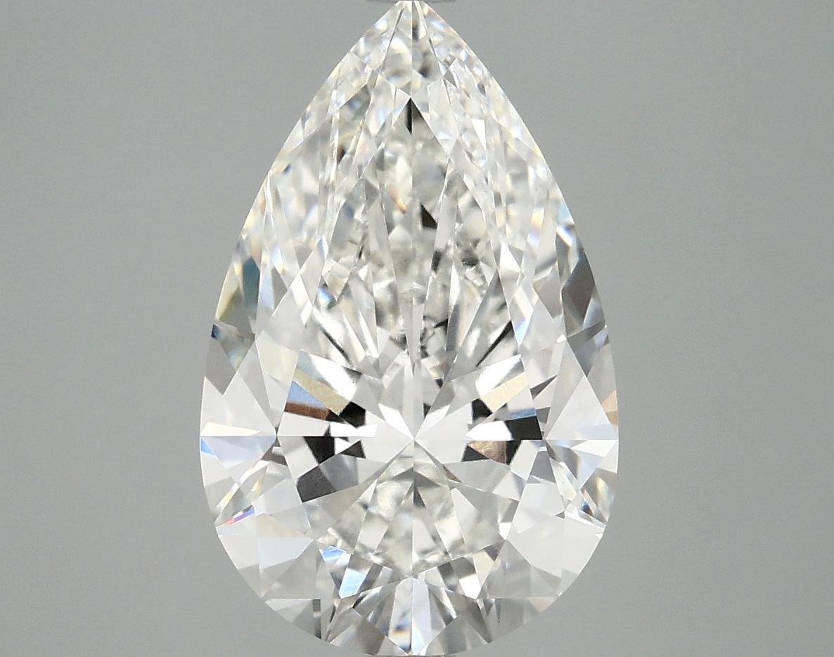 4.02 Carat Pear Shaped Ideal Cut VVS2 IGI Certified Lab Grown Diamond