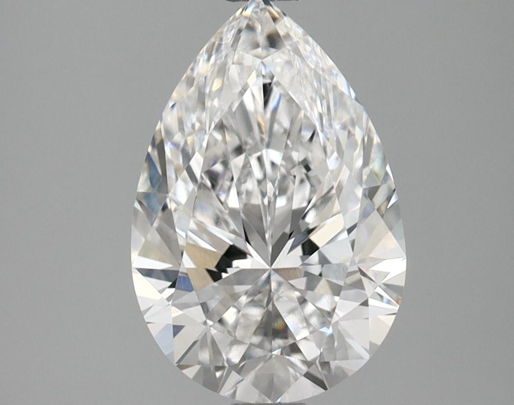 2.1 Carat Pear Shaped Excellent Cut VVS2 IGI Certified Lab Grown Diamond