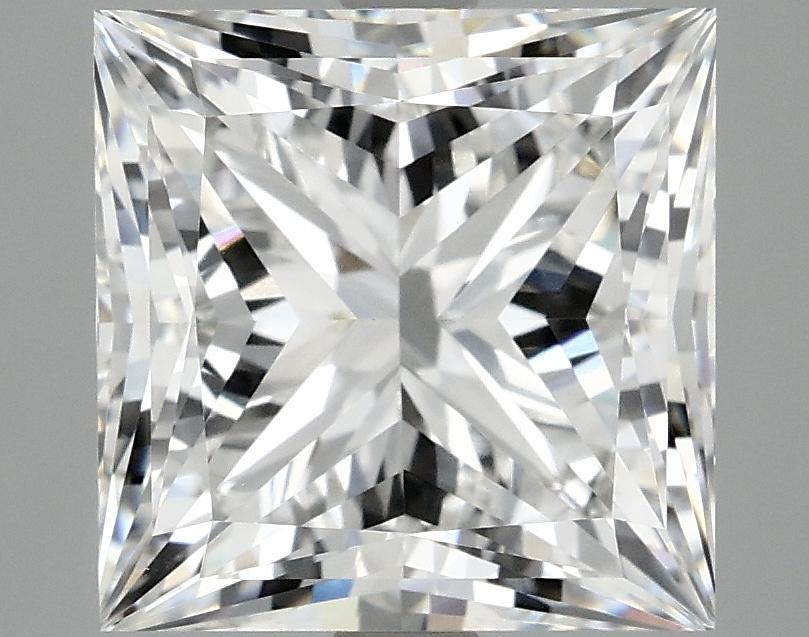 5.07 Carat Princess Shaped Ideal Cut VVS2 IGI Certified Lab Grown Diamond