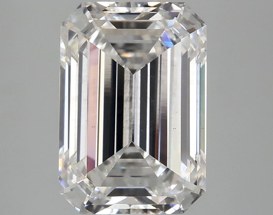 3.86 Carat Emerald Shaped Ideal Cut SI1 IGI Certified Lab Grown Diamond
