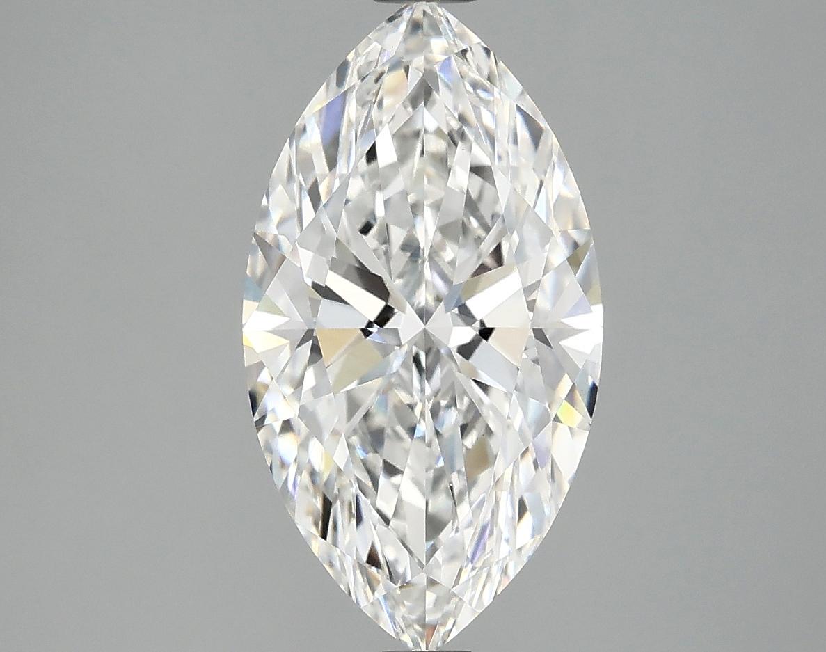 3.07 Carat Marquise Shaped Excellent Cut VVS2 IGI Certified Lab Grown Diamond