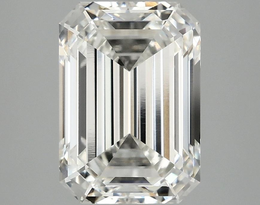 3.09 Carat Emerald Shaped Ideal Cut VVS2 IGI Certified Lab Grown Diamond