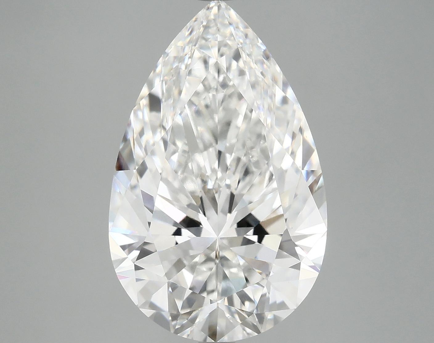 6.89 Carat Pear Shaped Ideal Cut VS1 IGI Certified Lab Grown Diamond