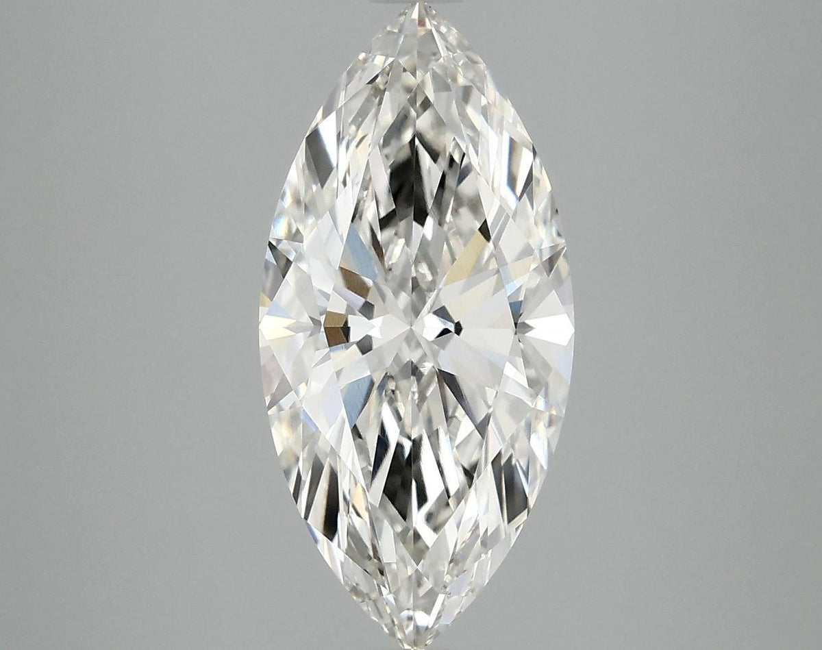 3.02 Carat Marquise Shaped Excellent Cut VVS2 IGI Certified Lab Grown Diamond