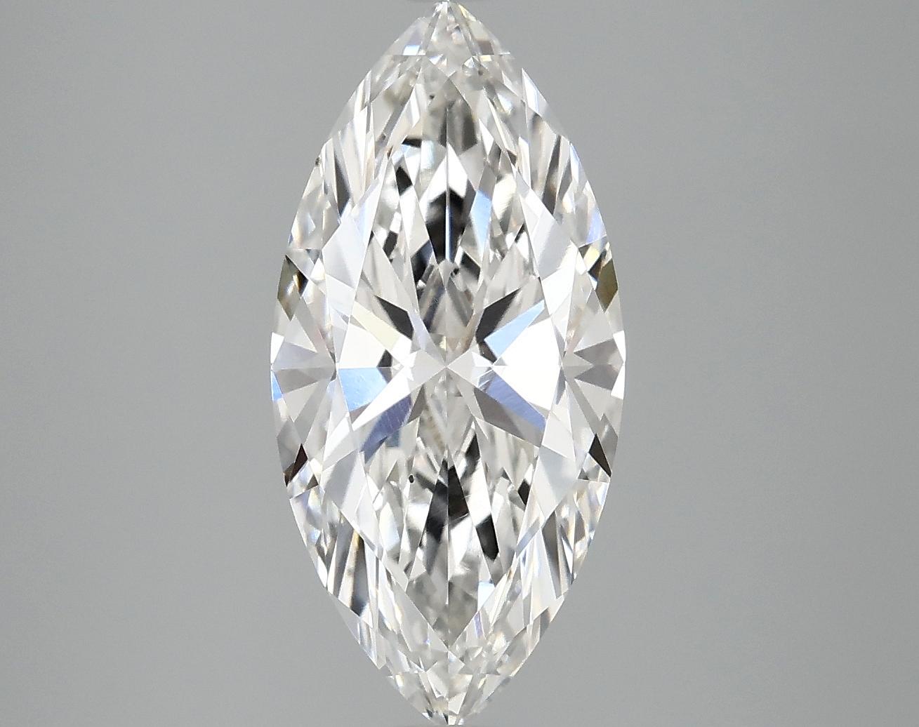 2.98 Carat Marquise Shaped Excellent Cut VS2 IGI Certified Lab Grown Diamond