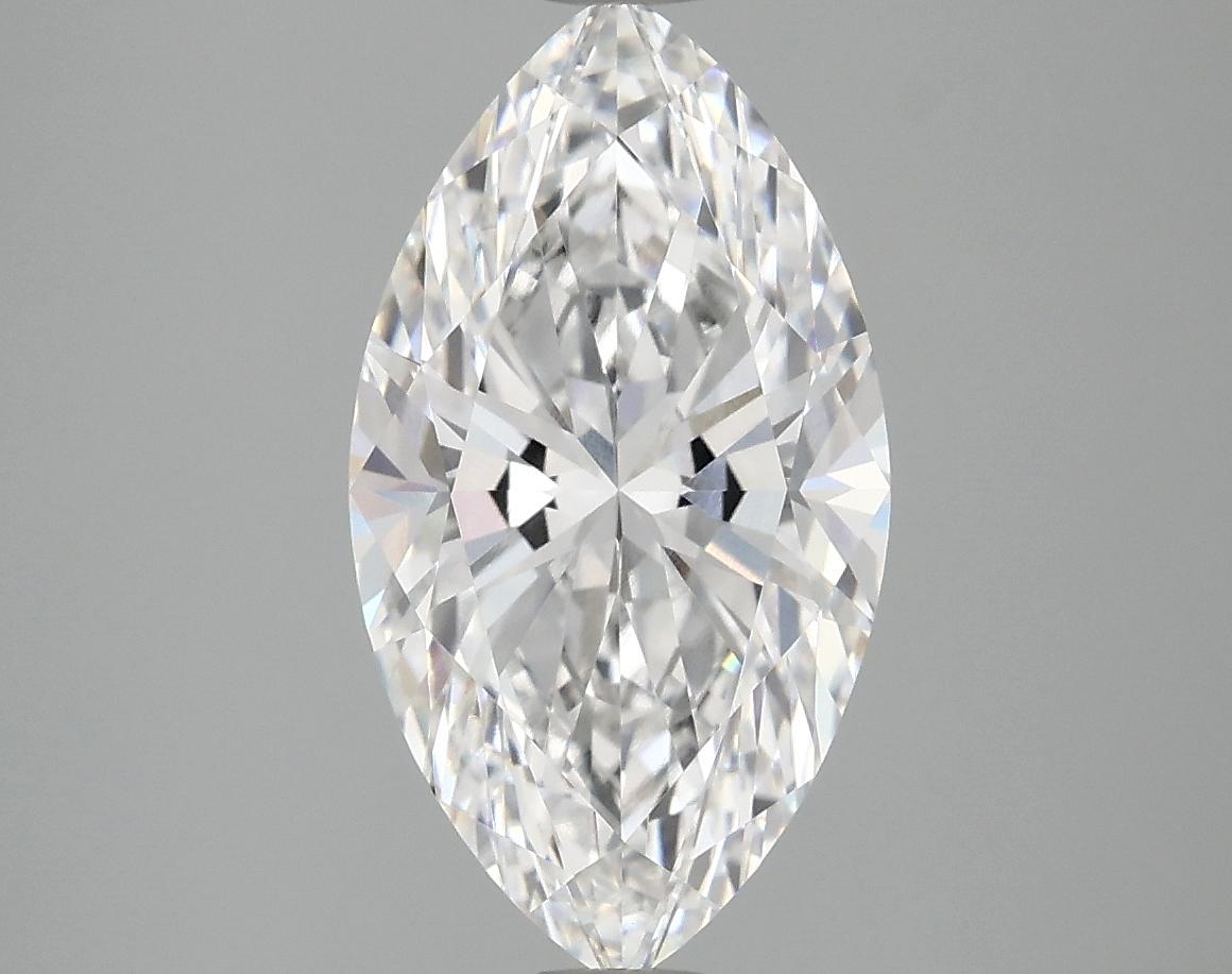 3.01 Carat Marquise Shaped Excellent Cut VVS2 IGI Certified Lab Grown Diamond