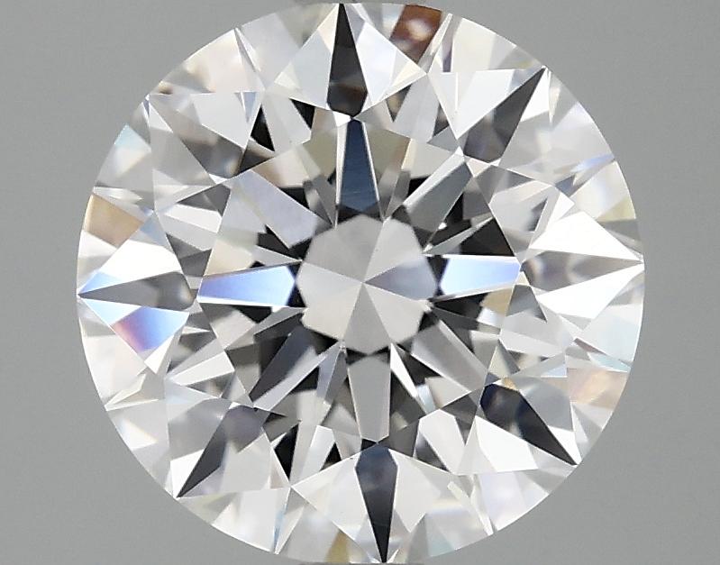 3.07 Carat Round Shaped Excellent Cut VVS2 IGI Certified Lab Grown Diamond