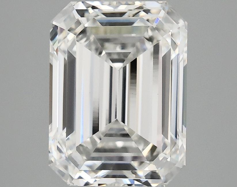 3.06 Carat Emerald Shaped Excellent Cut VVS2 IGI Certified Lab Grown Diamond