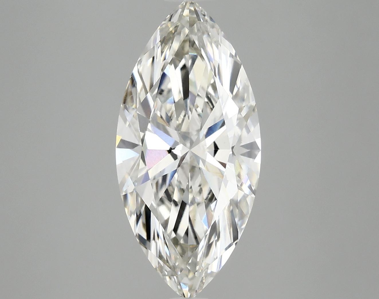3.03 Carat Marquise Shaped Excellent Cut VS1 IGI Certified Lab Grown Diamond