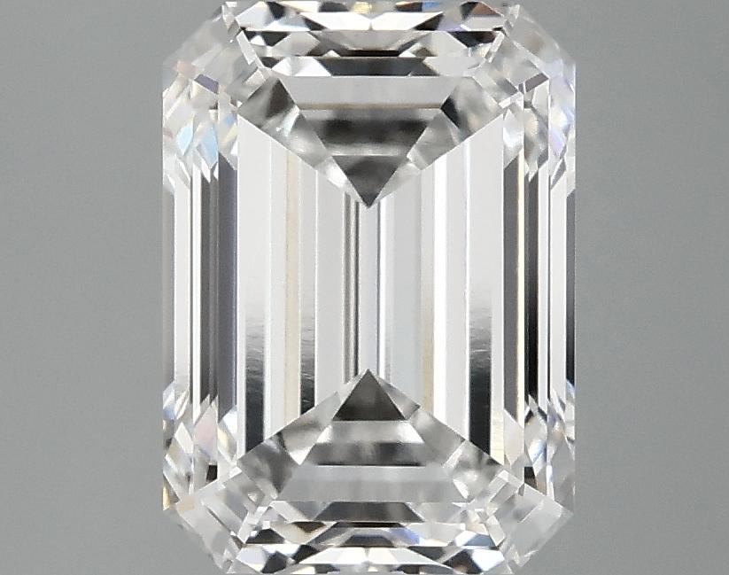 3.05 Carat Emerald Shaped Excellent Cut VVS2 IGI Certified Lab Grown Diamond