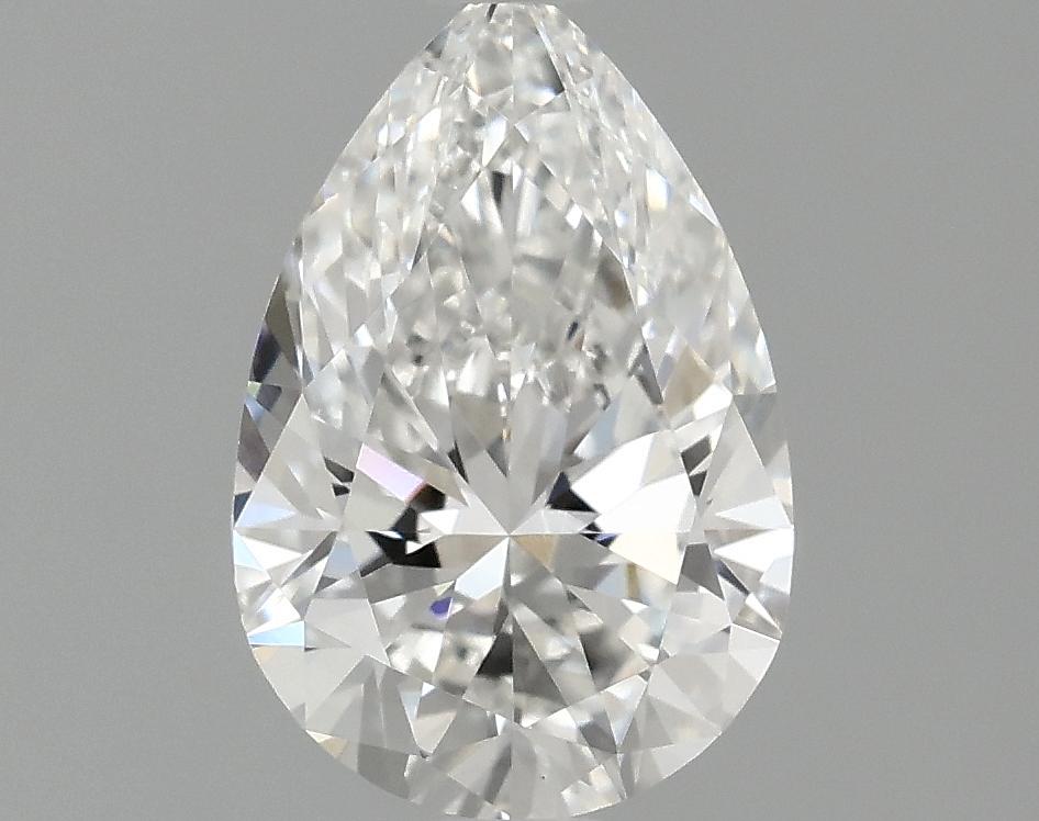 0.97 Carat Pear Shaped Excellent Cut VVS2 IGI Certified Lab Grown Diamond