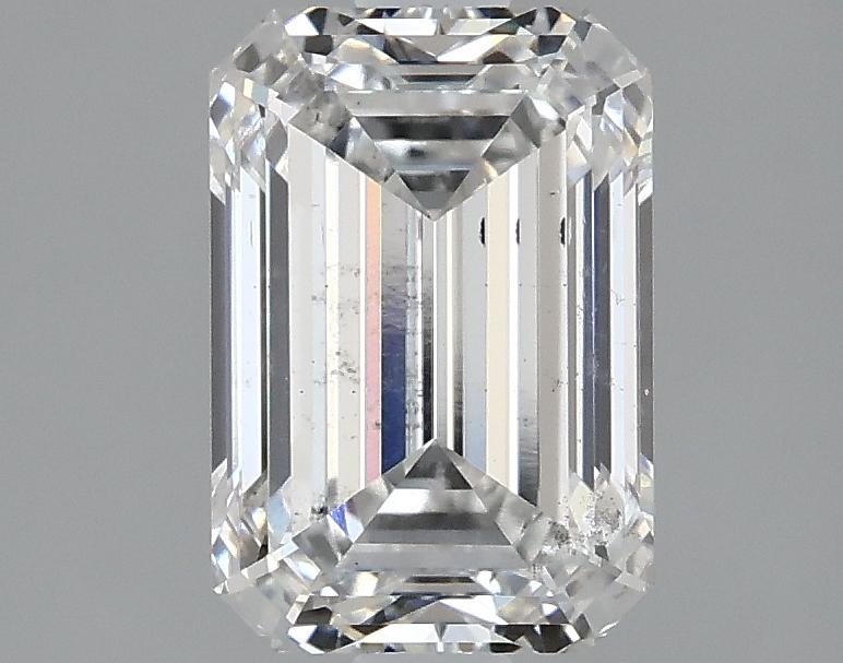 2.16 Carat Emerald Shaped Ideal Cut SI1 IGI Certified Lab Grown Diamond