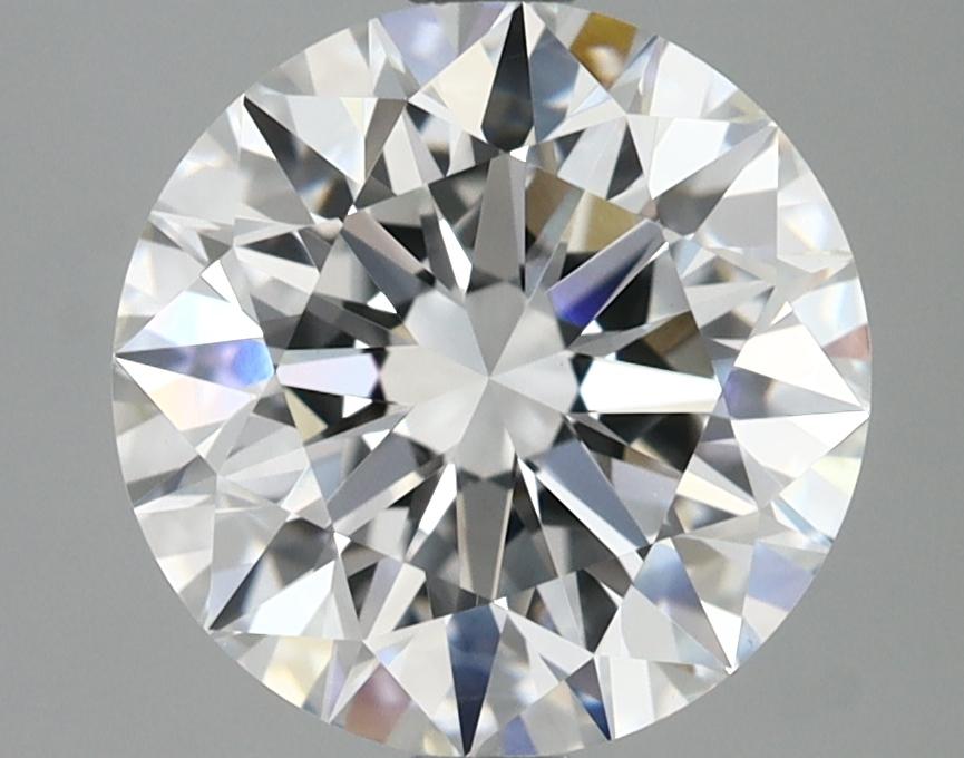 3.09 Carat Round Shaped Ideal Cut VVS2 IGI Certified Lab Grown Diamond