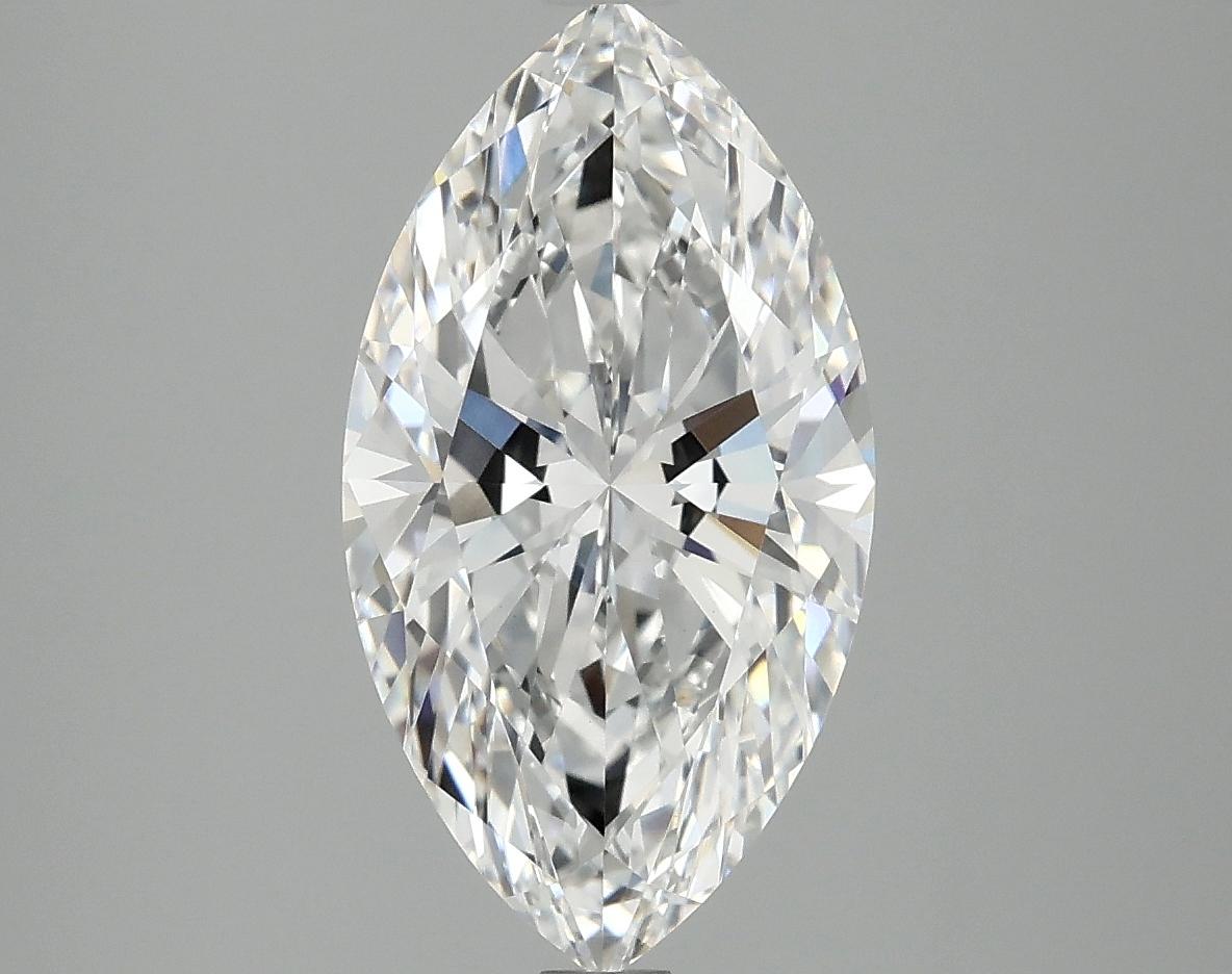 3.07 Carat Marquise Shaped Excellent Cut VVS2 IGI Certified Lab Grown Diamond