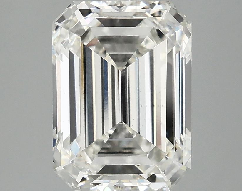 3.09 Carat Emerald Shaped Excellent Cut VS2 IGI Certified Lab Grown Diamond