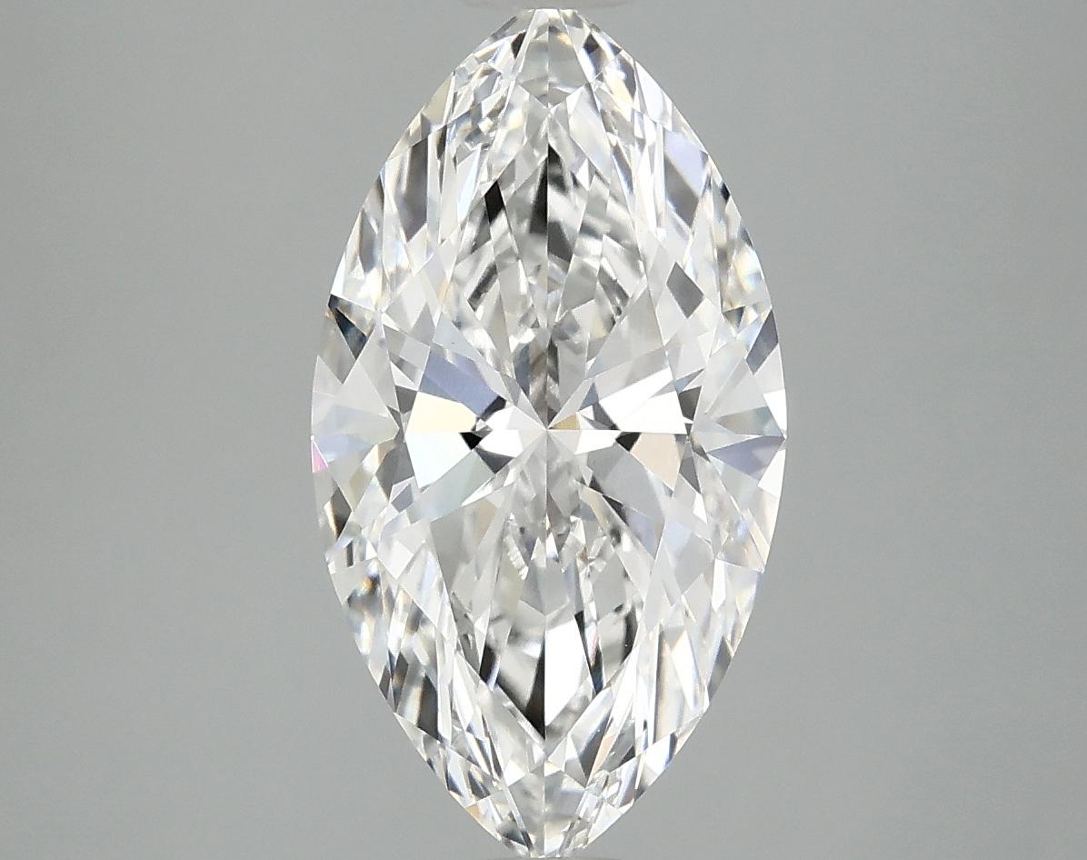 3.07 Carat Marquise Shaped Excellent Cut VVS2 IGI Certified Lab Grown Diamond