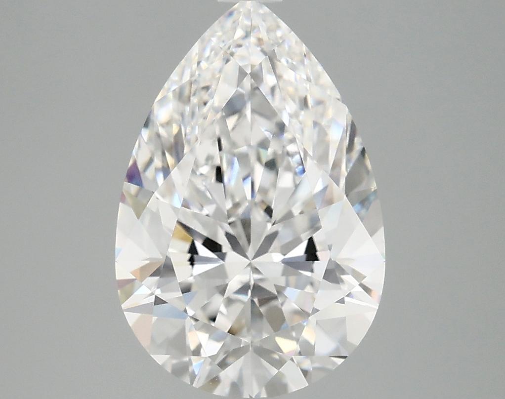 3.09 Carat Pear Shaped Excellent Cut VVS2 IGI Certified Lab Grown Diamond