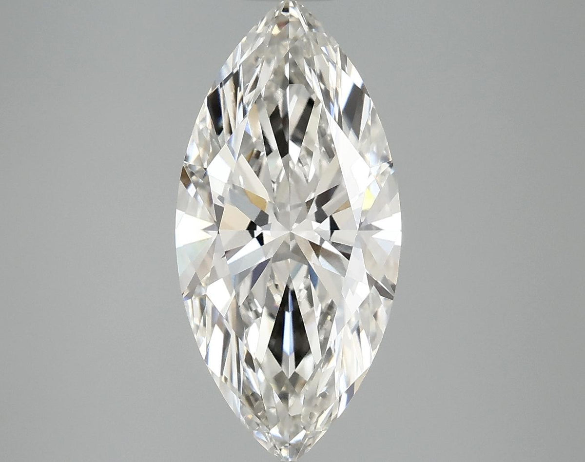 3.07 Carat Marquise Shaped Excellent Cut VVS2 IGI Certified Lab Grown Diamond
