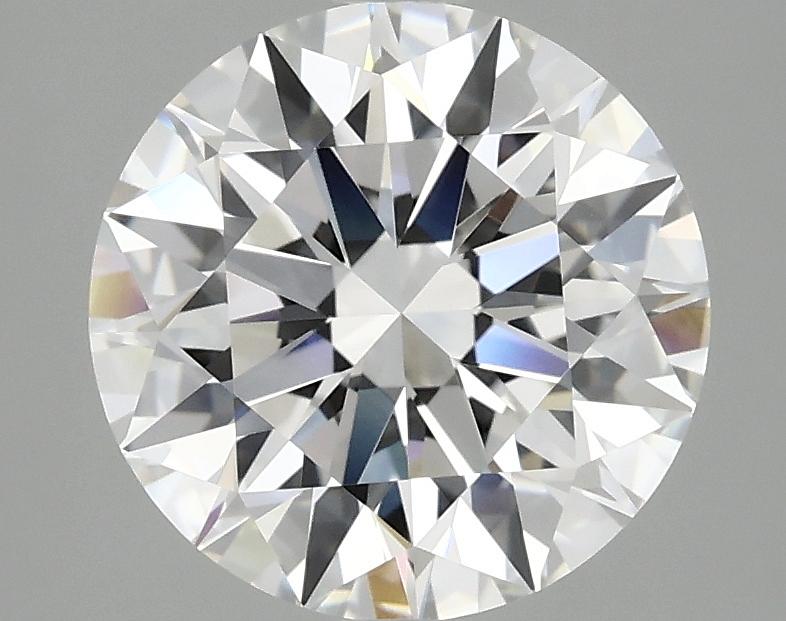 3.07 Carat Round Shaped Ideal Cut VVS2 IGI Certified Lab Grown Diamond