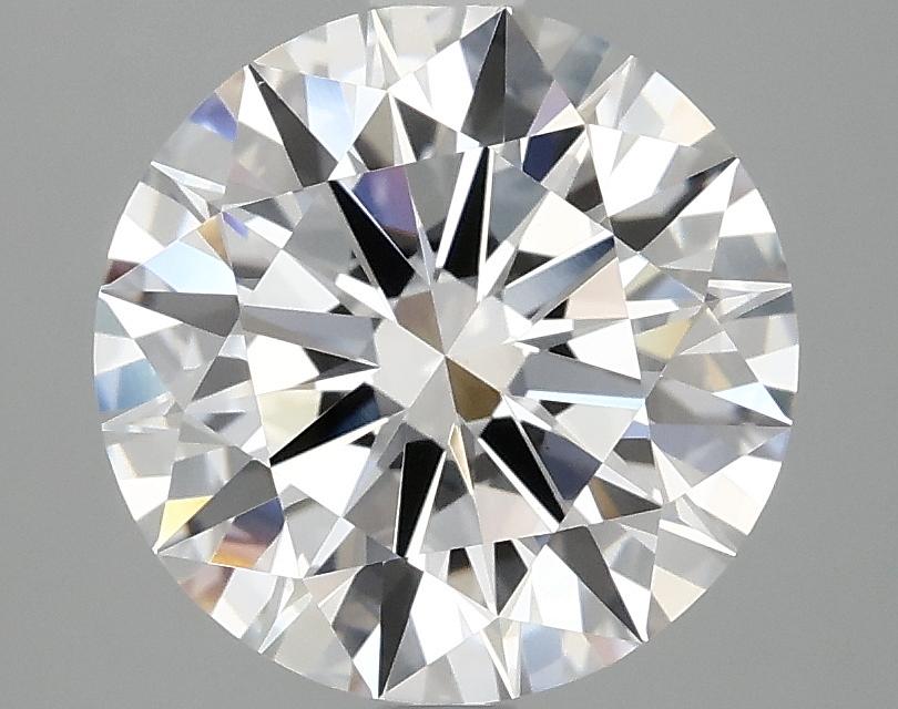 3.08 Carat Round Shaped Ideal Cut VVS2 IGI Certified Lab Grown Diamond