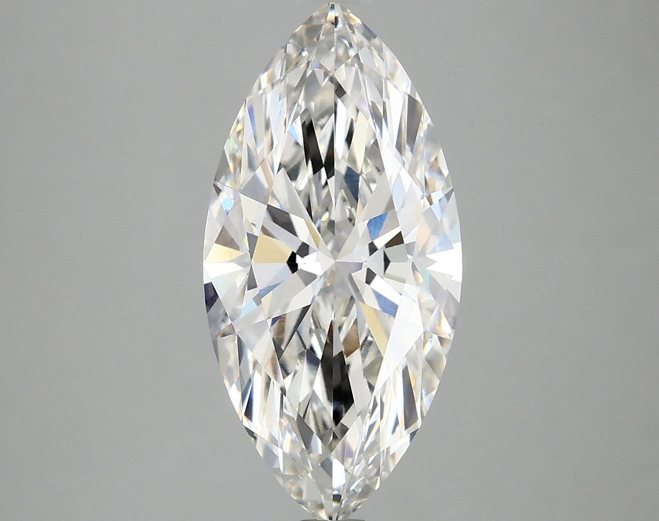 3.09 Carat Marquise Shaped Excellent Cut VVS2 IGI Certified Lab Grown Diamond