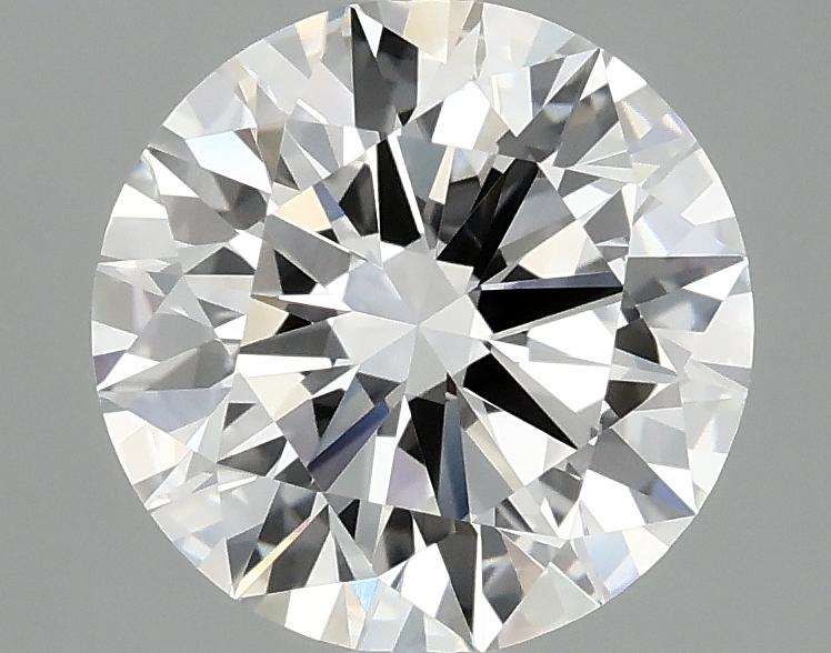 2.58 Carat Round Shaped Ideal Cut VVS2 IGI Certified Lab Grown Diamond