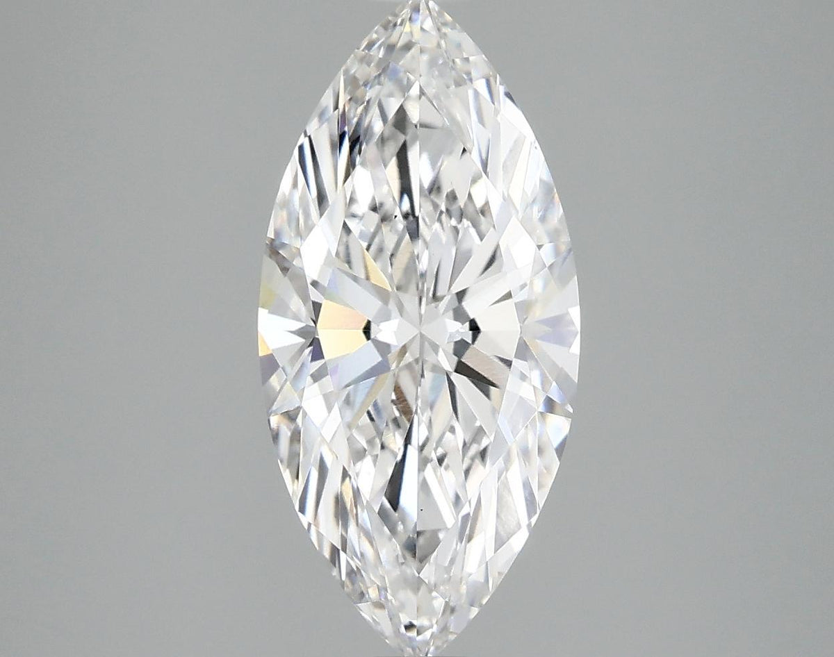 2.5 Carat Marquise Shaped Excellent Cut VS1 IGI Certified Lab Grown Diamond