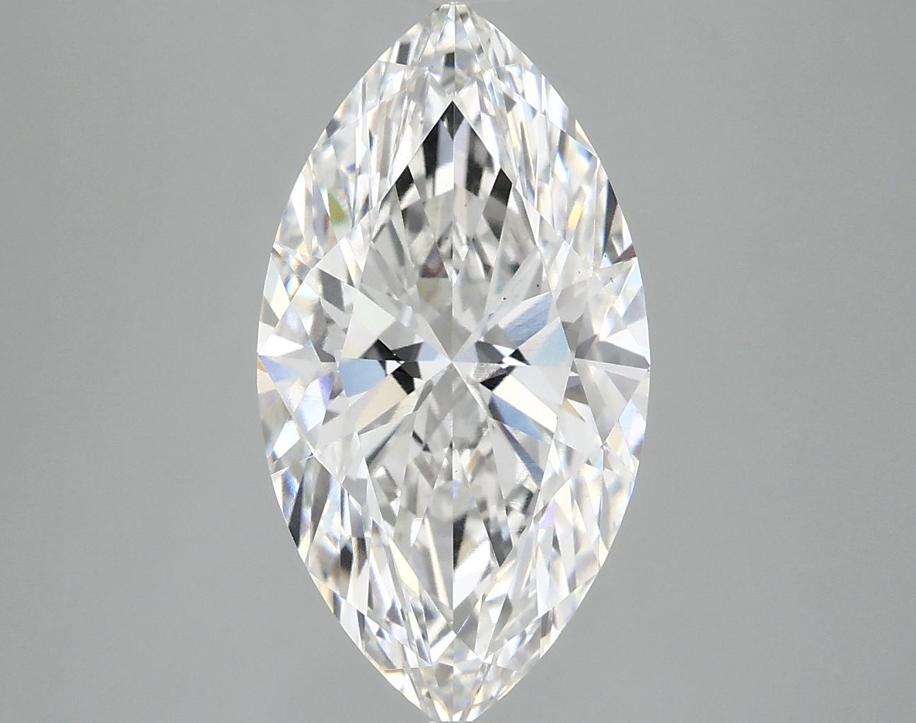 3.87 Carat Marquise Shaped Excellent Cut VS1 IGI Certified Lab Grown Diamond