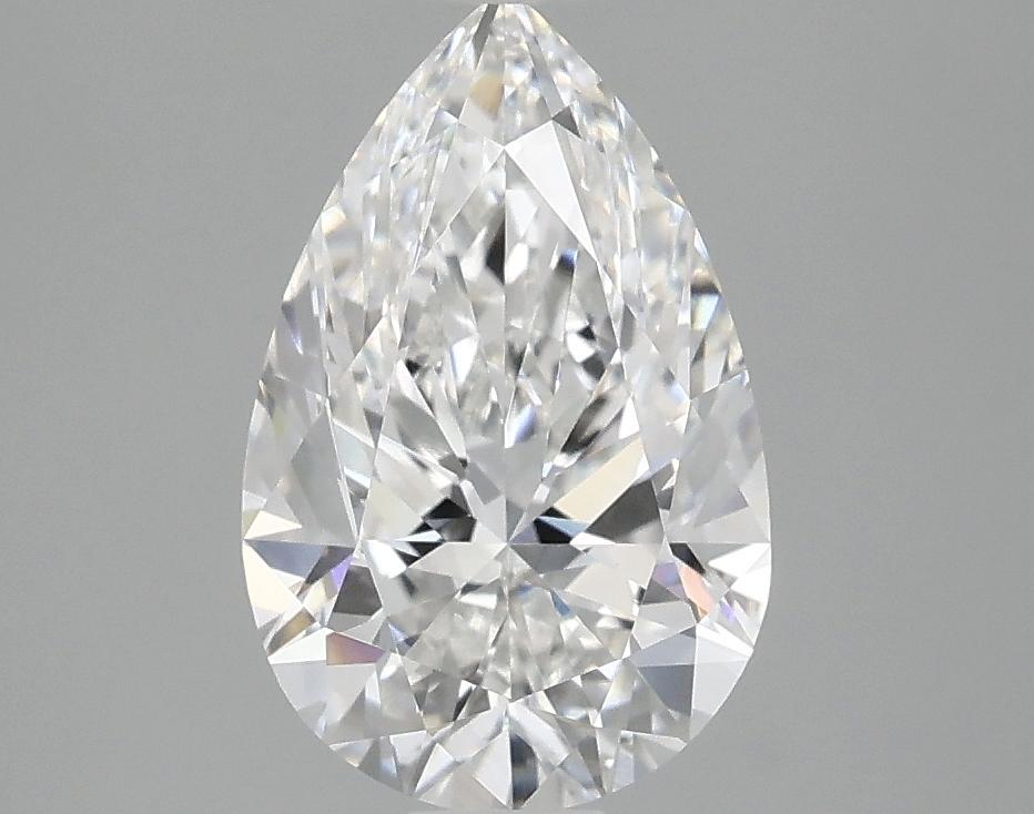 2.05 Carat Pear Shaped Ideal Cut VVS2 IGI Certified Lab Grown Diamond