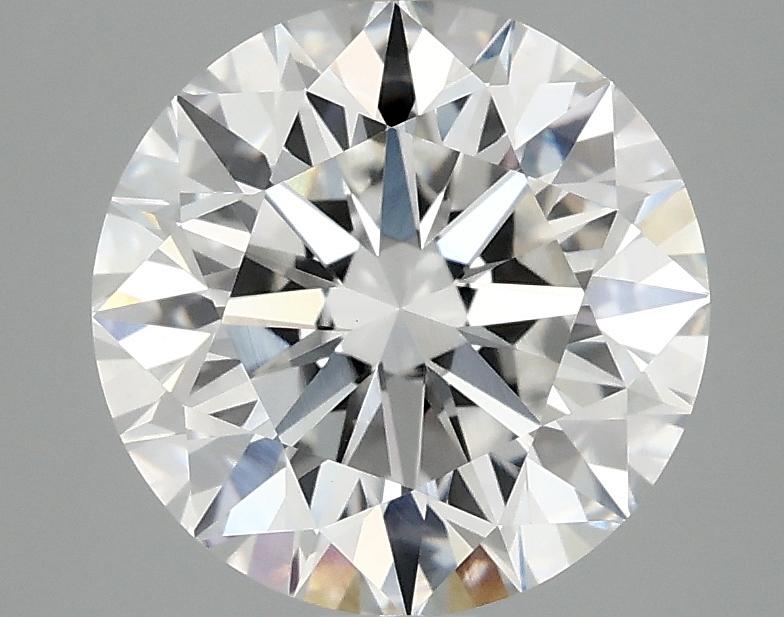 3.07 Carat Round Shaped Excellent Cut VVS2 IGI Certified Lab Grown Diamond