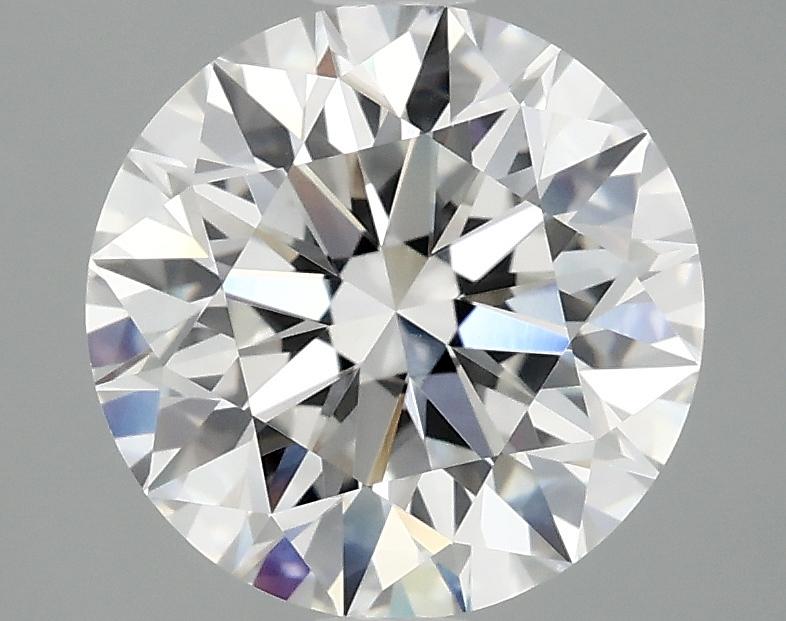 3.08 Carat Round Shaped Excellent Cut VVS2 IGI Certified Lab Grown Diamond