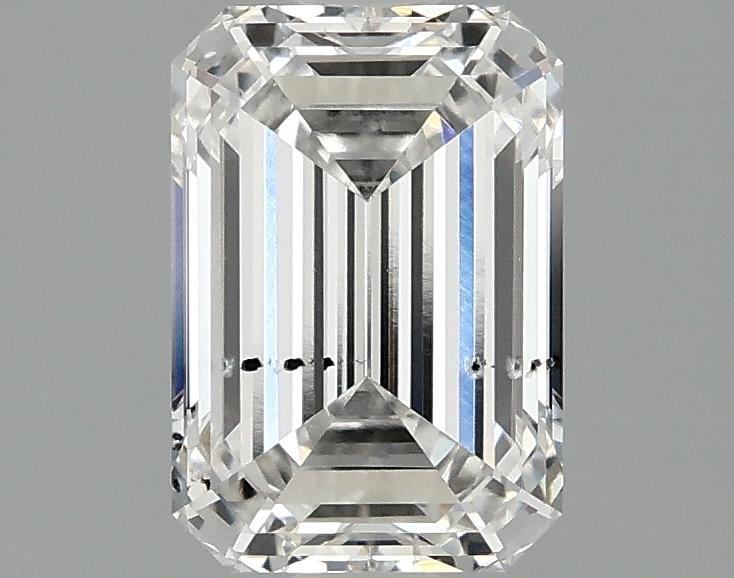 1.87 Carat Emerald Shaped Ideal Cut SI1 IGI Certified Lab Grown Diamond