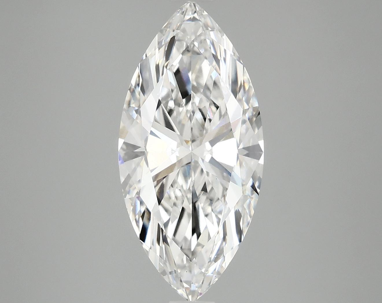 2.97 Carat Marquise Shaped Excellent Cut VS1 IGI Certified Lab Grown Diamond
