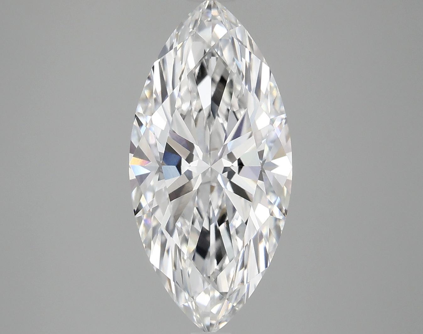 3.1 Carat Marquise Shaped Excellent Cut VVS2 IGI Certified Lab Grown Diamond