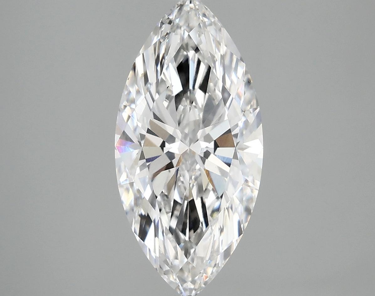 2.54 Carat Marquise Shaped Excellent Cut VS2 IGI Certified Lab Grown Diamond