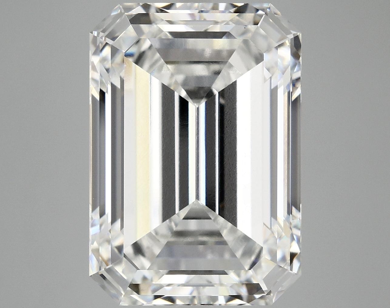 10.31 Carat Emerald Shaped Ideal Cut VVS2 IGI Certified Lab Grown Diamond