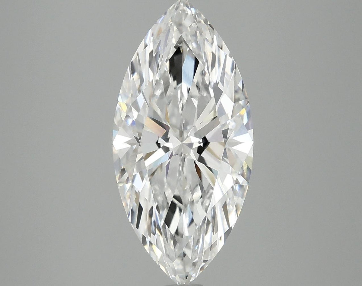 3.03 Carat Marquise Shaped Excellent Cut VVS2 IGI Certified Lab Grown Diamond