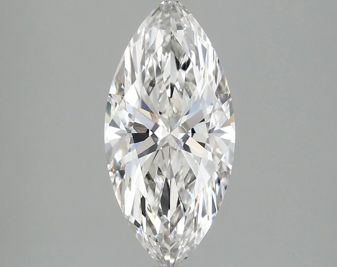 2.1 Carat Marquise Shaped Excellent Cut VVS2 IGI Certified Lab Grown Diamond