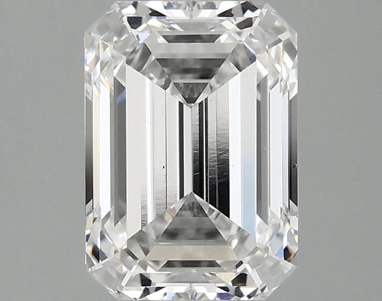 2.1 Carat Emerald Shaped Ideal Cut VS1 IGI Certified Lab Grown Diamond