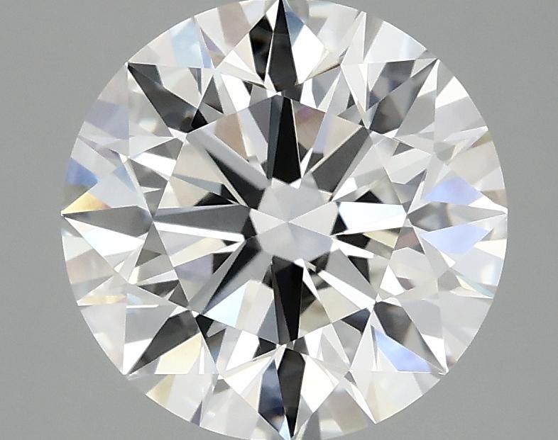3.08 Carat Round Shaped Ideal Cut VVS2 IGI Certified Lab Grown Diamond