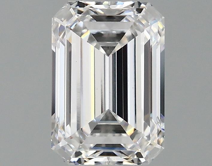 1.07 Carat Emerald Shaped Ideal Cut VVS2 IGI Certified Lab Grown Diamond