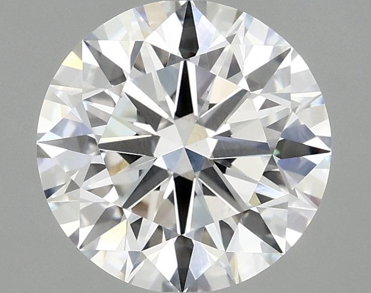 2.42 Carat Round Shaped Ideal Cut VVS2 IGI Certified Lab Grown Diamond